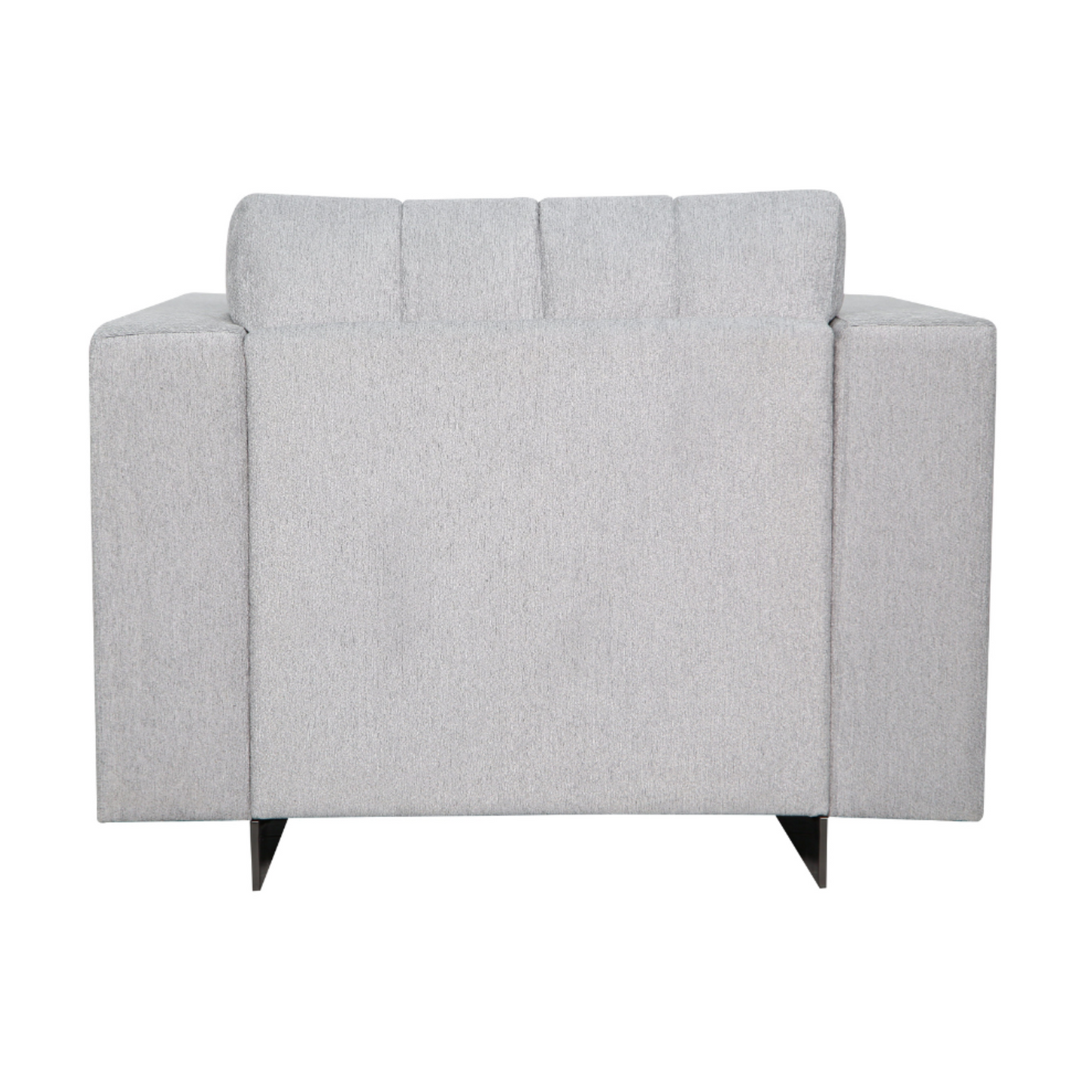 Klaussner Talento Gray Fabric Tufted Chair-Comfort Furniture
