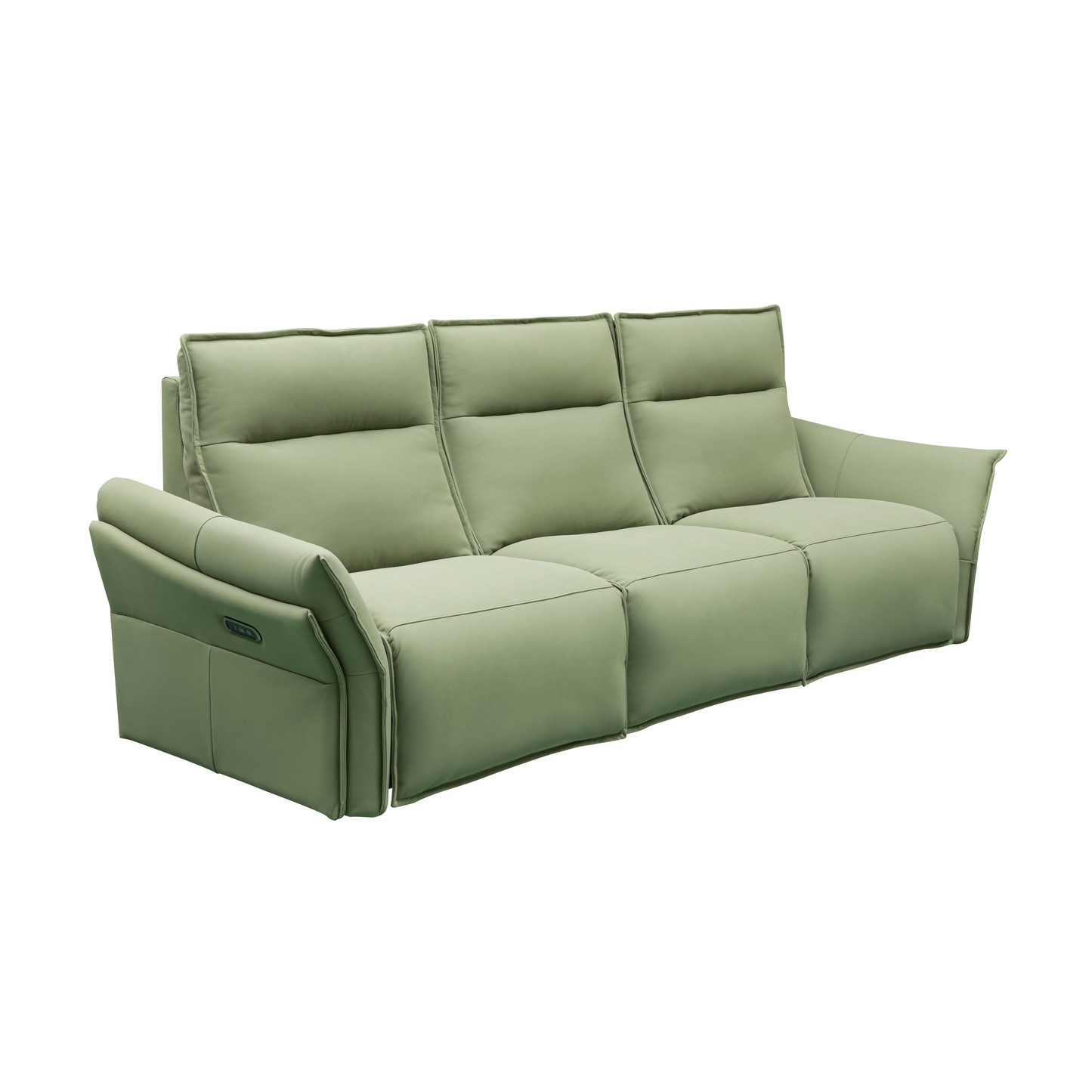 Klaussner Vittoria 3-Seater Leather Power Reclining Sofa-Comfort Furniture