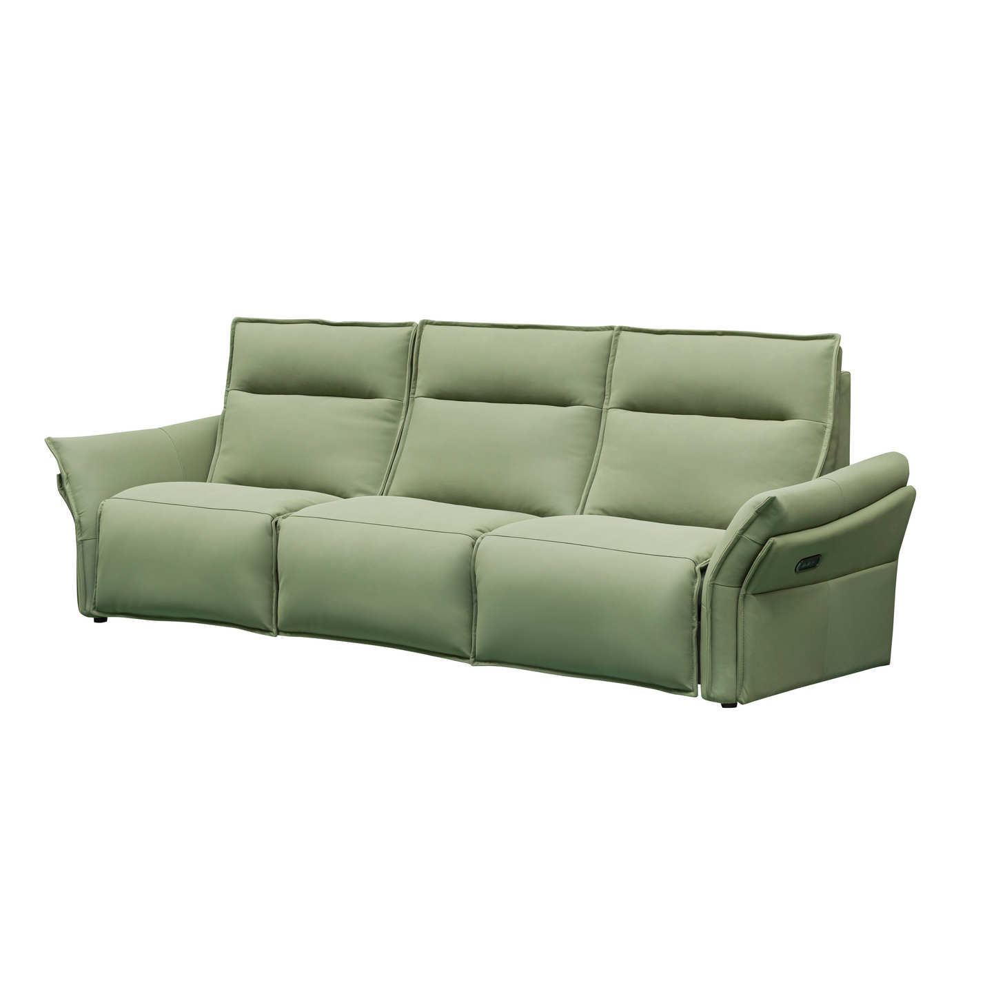 Klaussner Vittoria 3-Seater Leather Power Reclining Sofa-Comfort Furniture