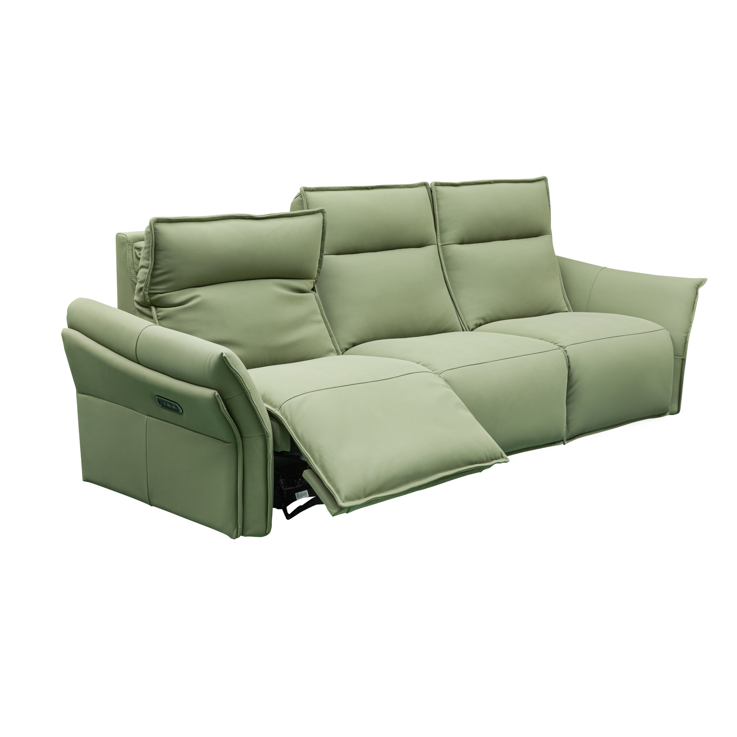 Klaussner Vittoria 3-Seater Leather Power Reclining Sofa-Comfort Furniture