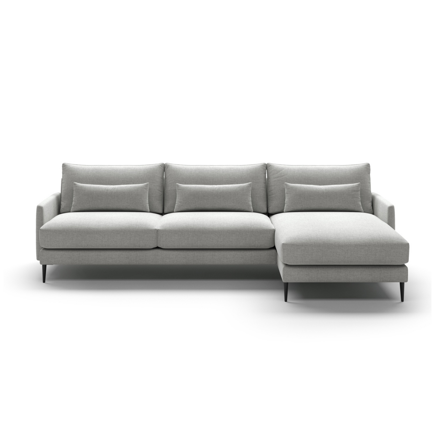 Luonto Liam Fabric Sectional Sofa With Reversible Chaise-Jennihome