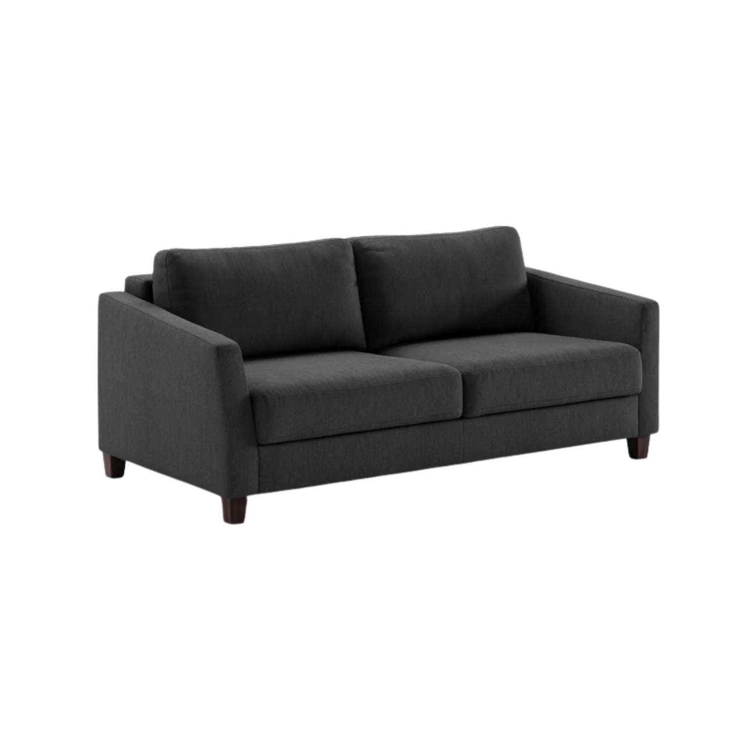 Luonto Monika Fabric Queen Sleeper Sofa With Wood or Chrome Legs