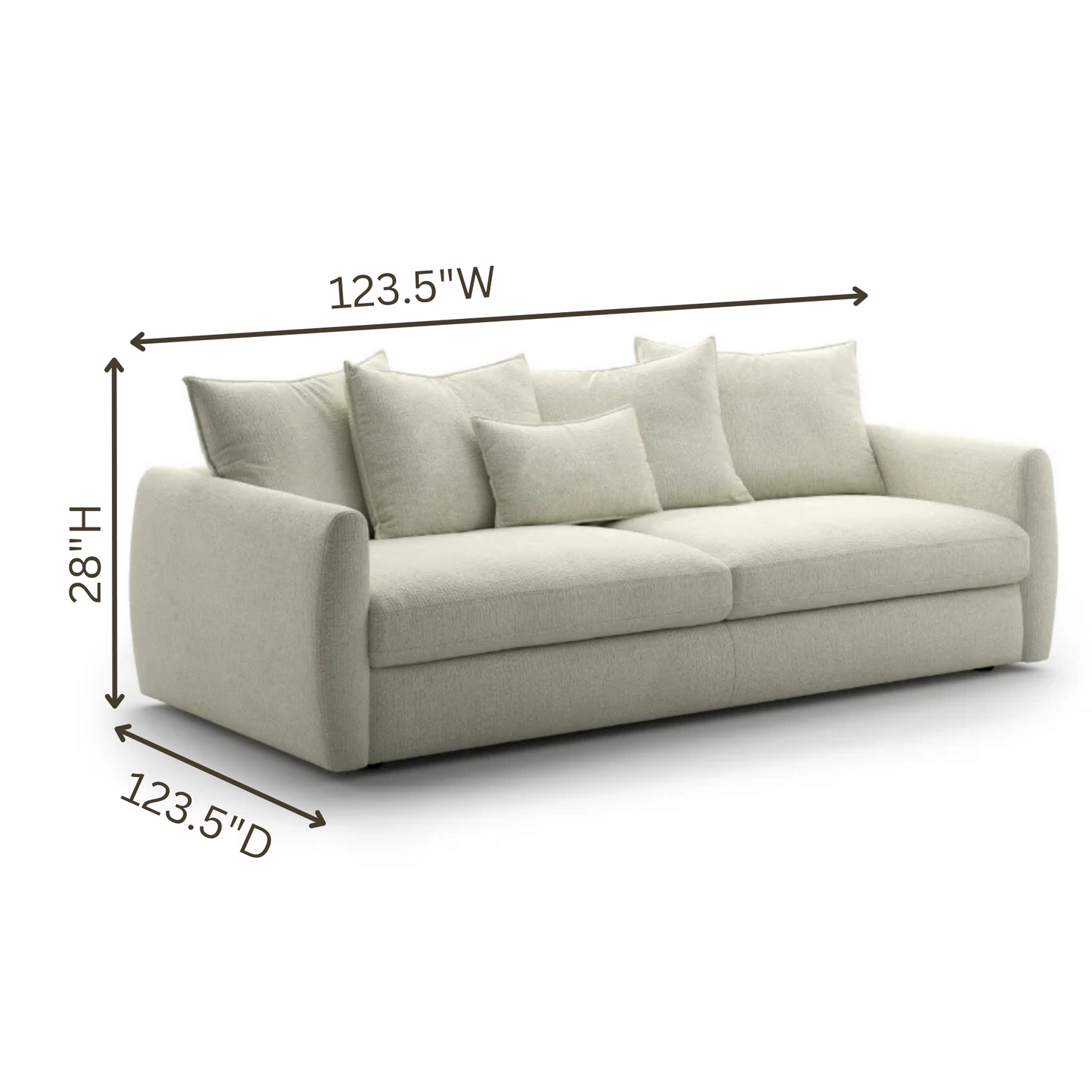 Luonto Winslow Stationary Fabric Sofa