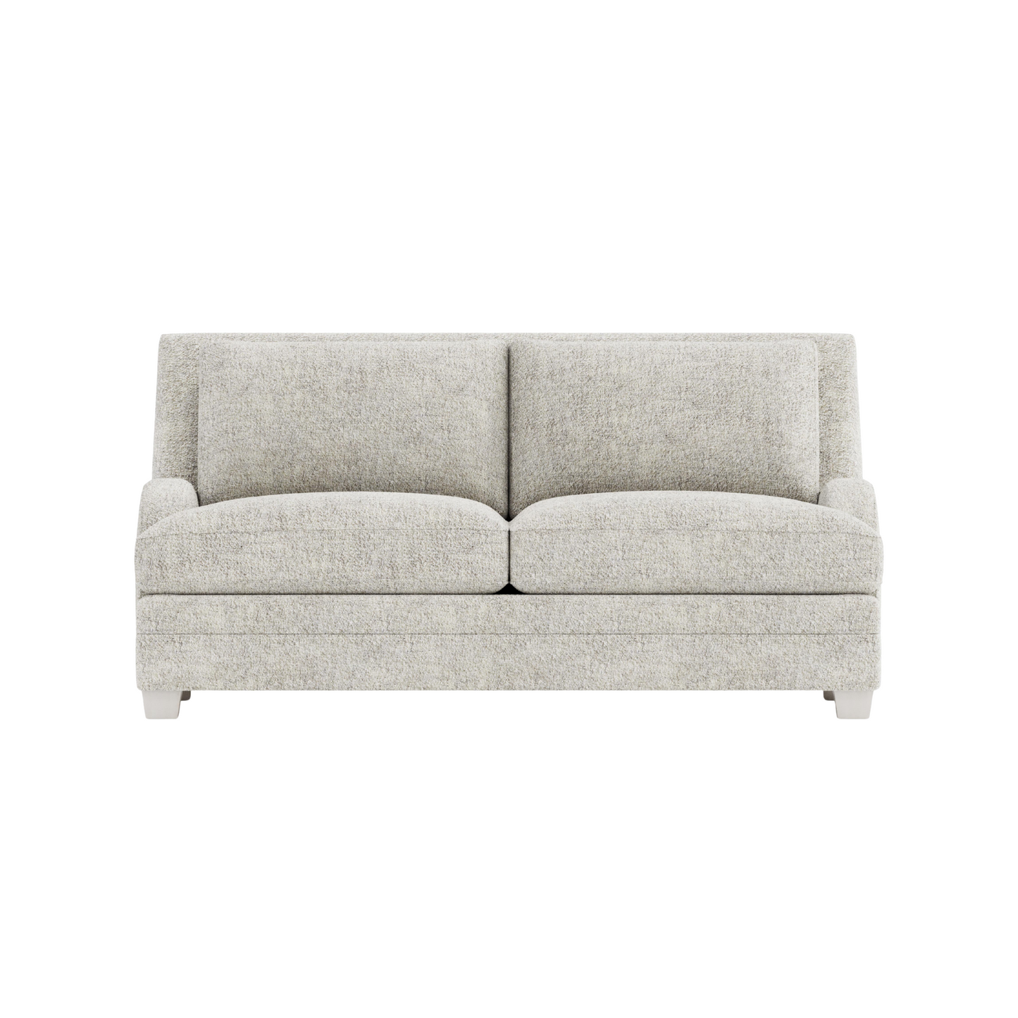 Bernhardt Rollins Fabric Loveseat with 2 Accent Pillows