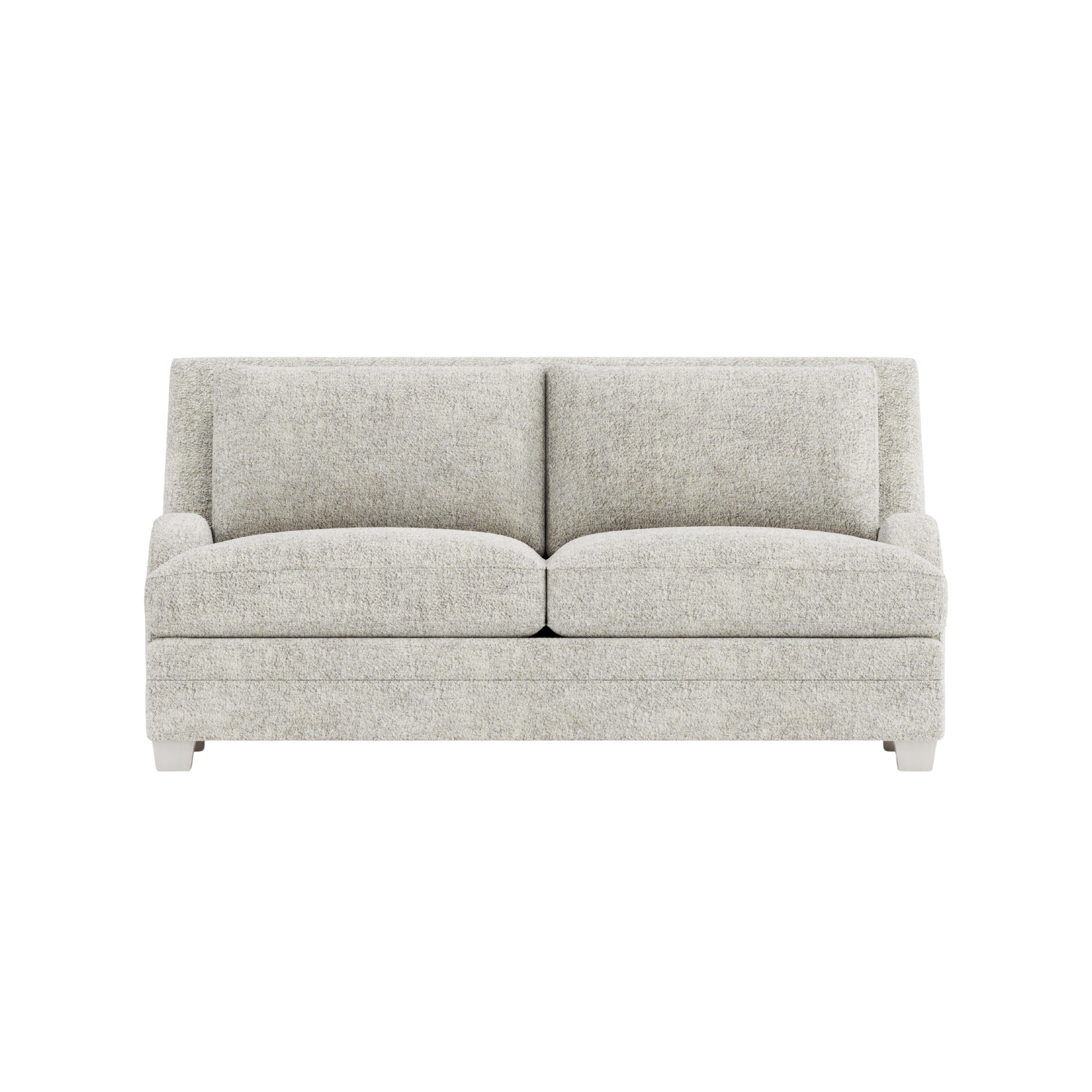 Bernhardt Rollins Fabric Loveseat with 2 Accent Pillows