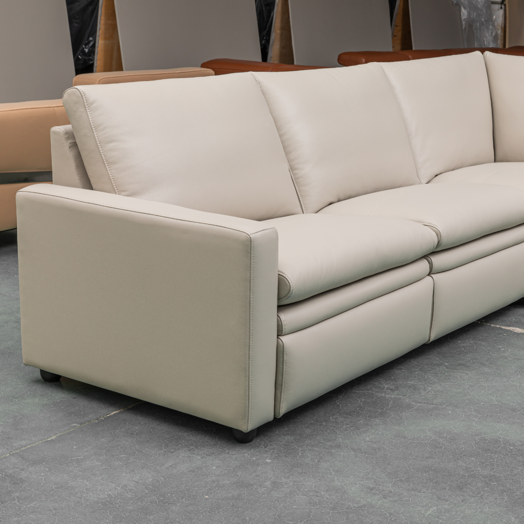 Klaussner Roma 6-Seater Power Reclining Sectional Sofa-Comfort Furniture