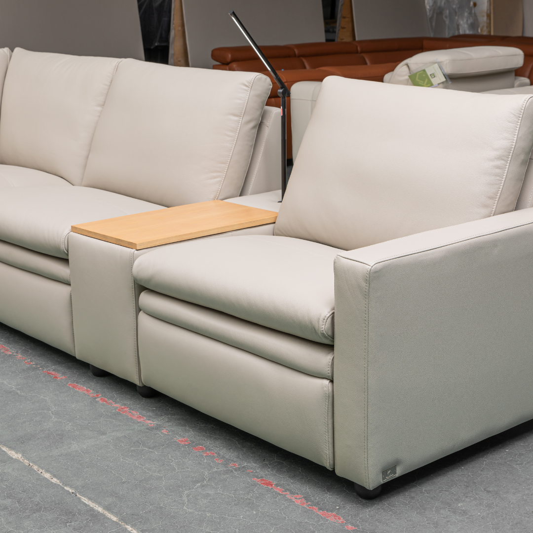 Klaussner Roma 6-Seater Power Reclining Sectional Sofa-Comfort Furniture