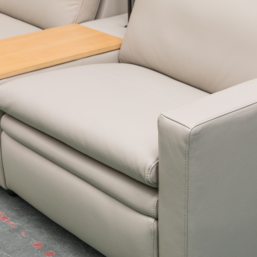 Klaussner Roma 6-Seater Power Reclining Sectional Sofa-Comfort Furniture
