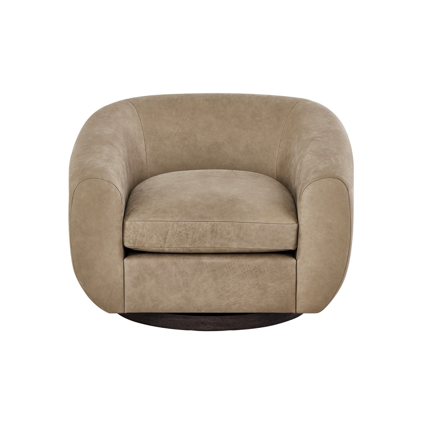 Universal Fitz Fabric And Leather Swivel Chair