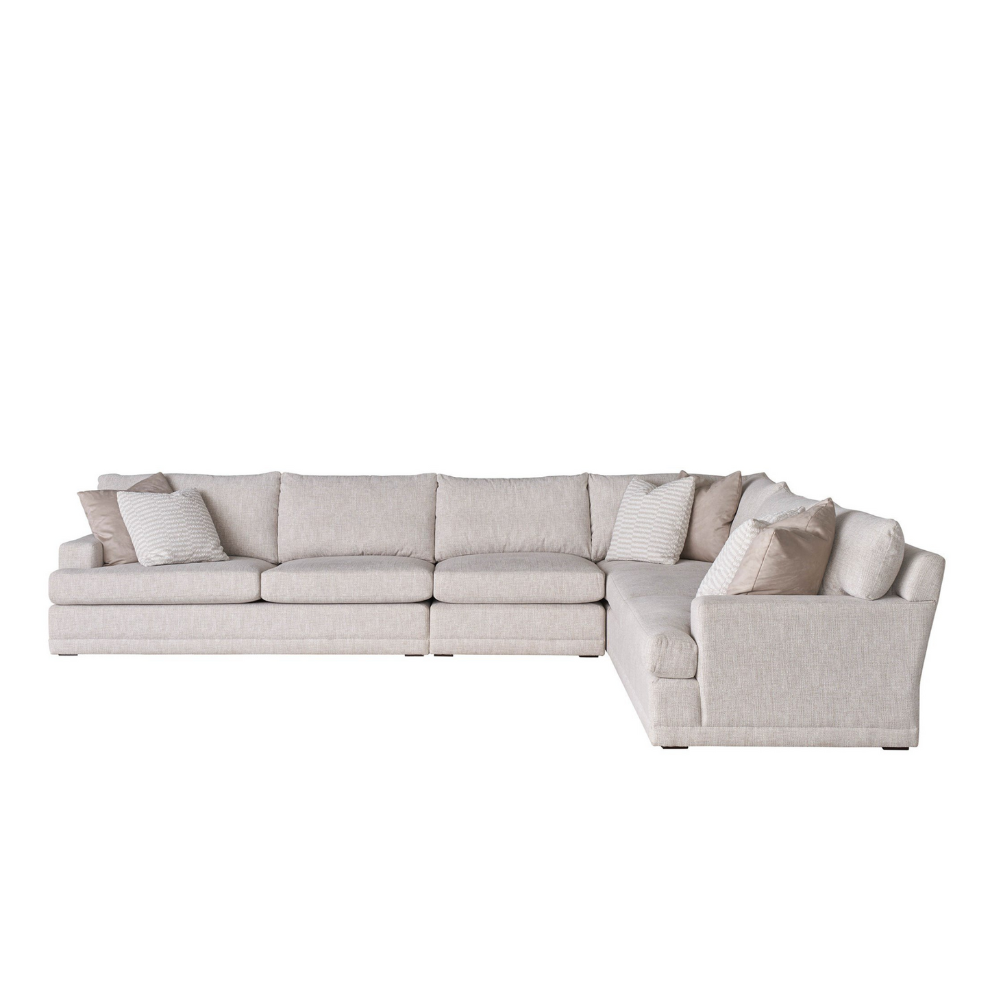 Universal Modular Hadlee Loveseat Sectional Sofa in Beige