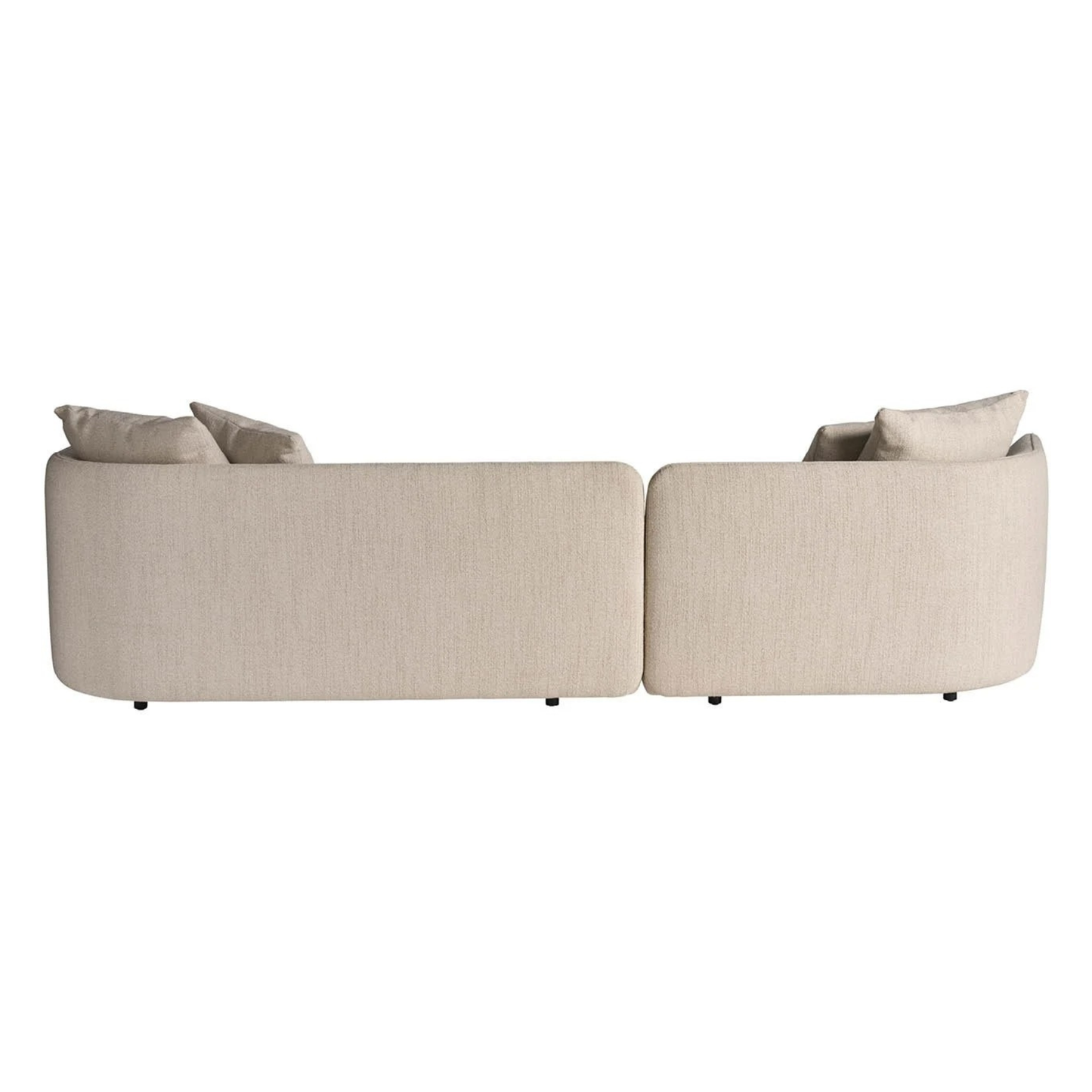 Universal Furniture Danica Fabric Sectional with Accent Pillows
