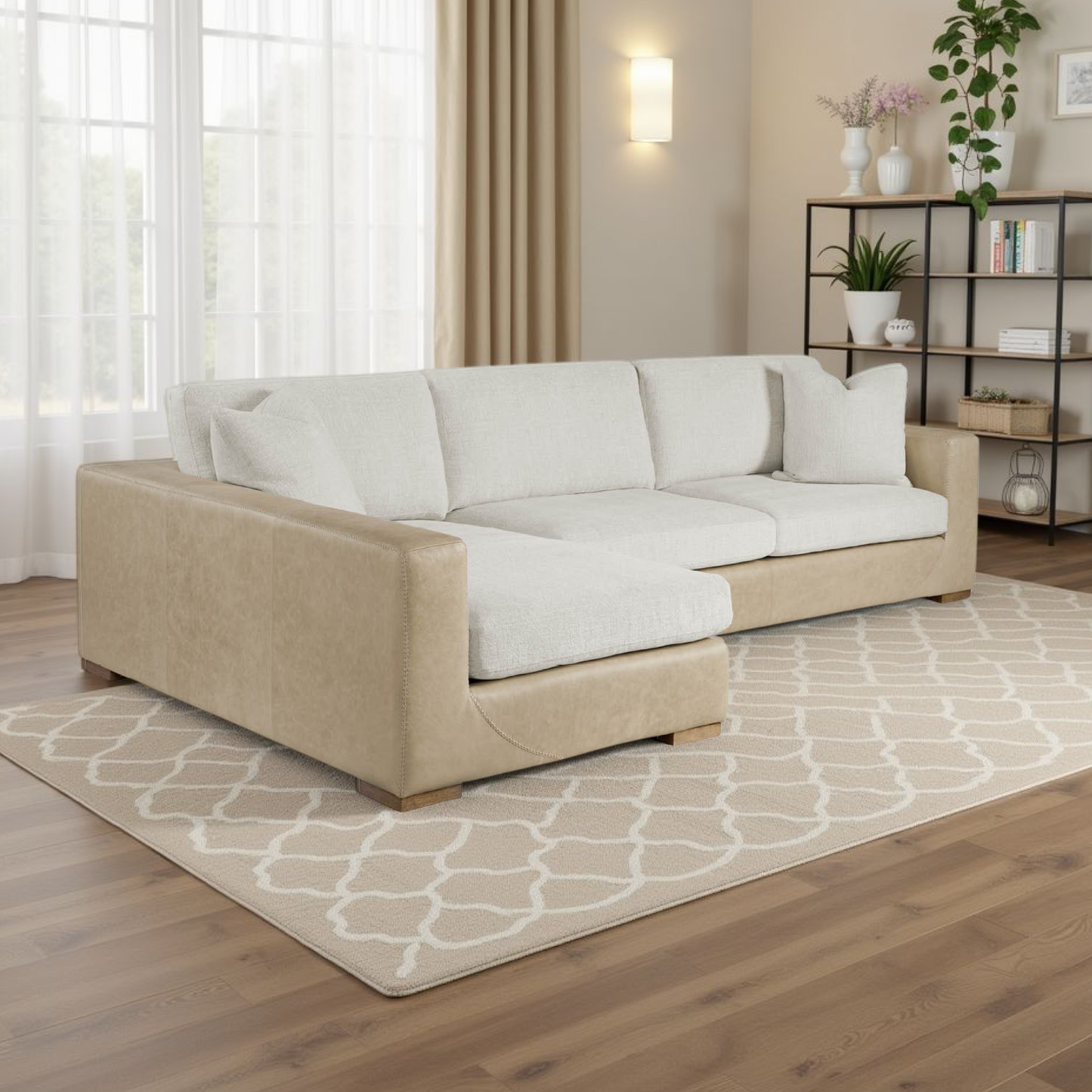 Universal Shelborne Chaise LAF Loveseat RAF 2-Piece Sofa-ComfortDeisgn