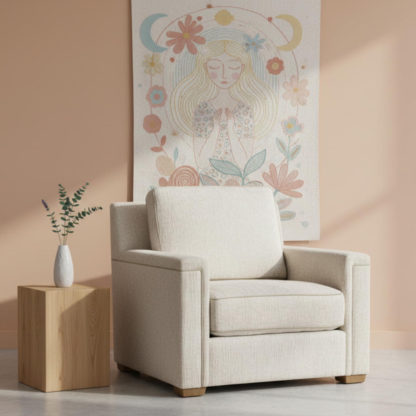 Universal Sophie Modern Fabric Accent Chair