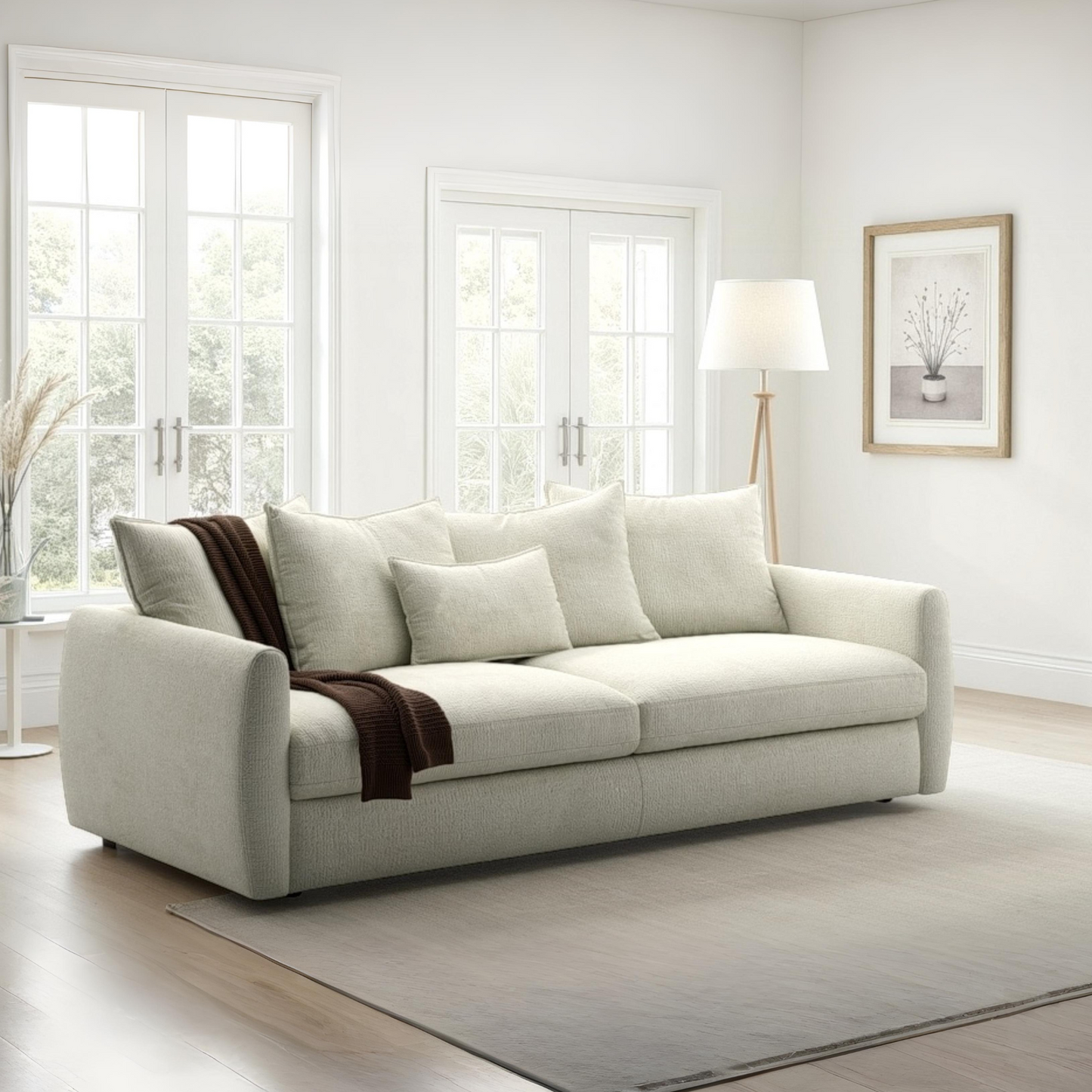 Winslow Stationary Fabric Sofa-Comfort design
