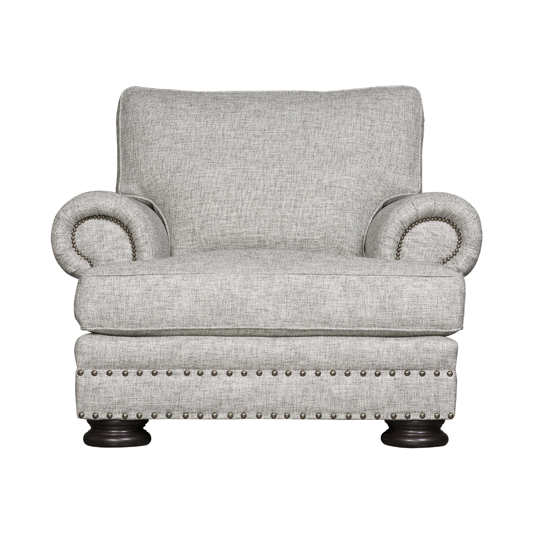 Bernhardt Foster Fabric Chair with Spring Down Cushion-Comfort Furniture