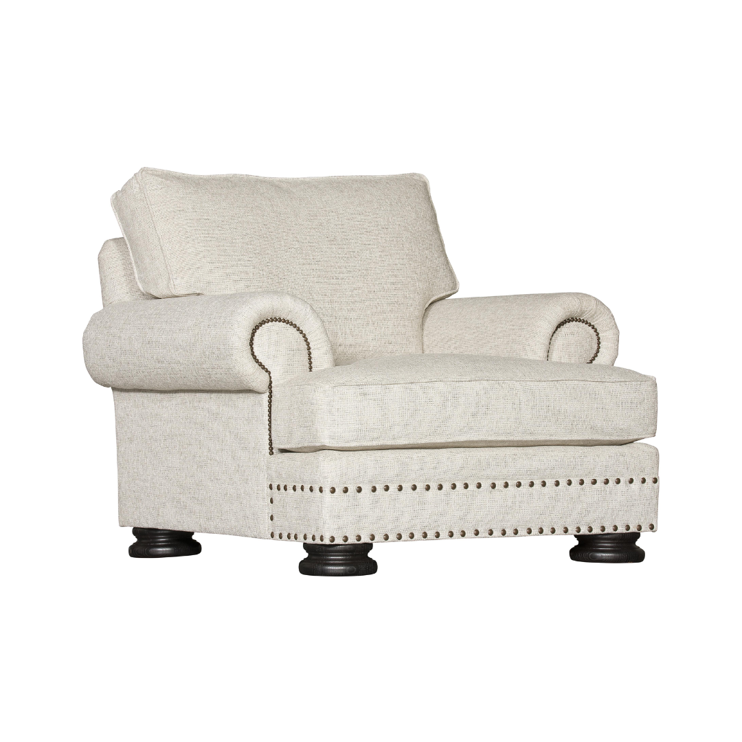 Bernhardt Foster Fabric Chair with Spring Down Cushion-Comfort Furniture