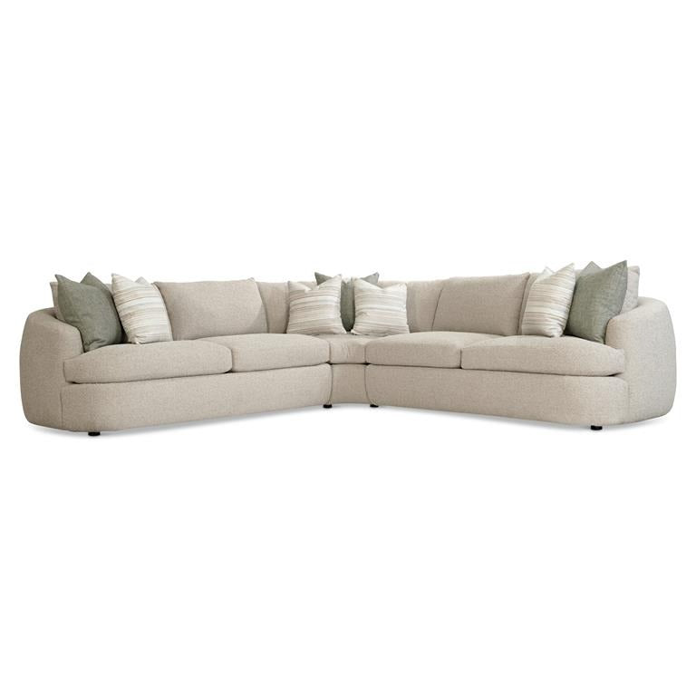 Bernhardt Jules Fabric 5 Piece L-Shape Sectional Sofa