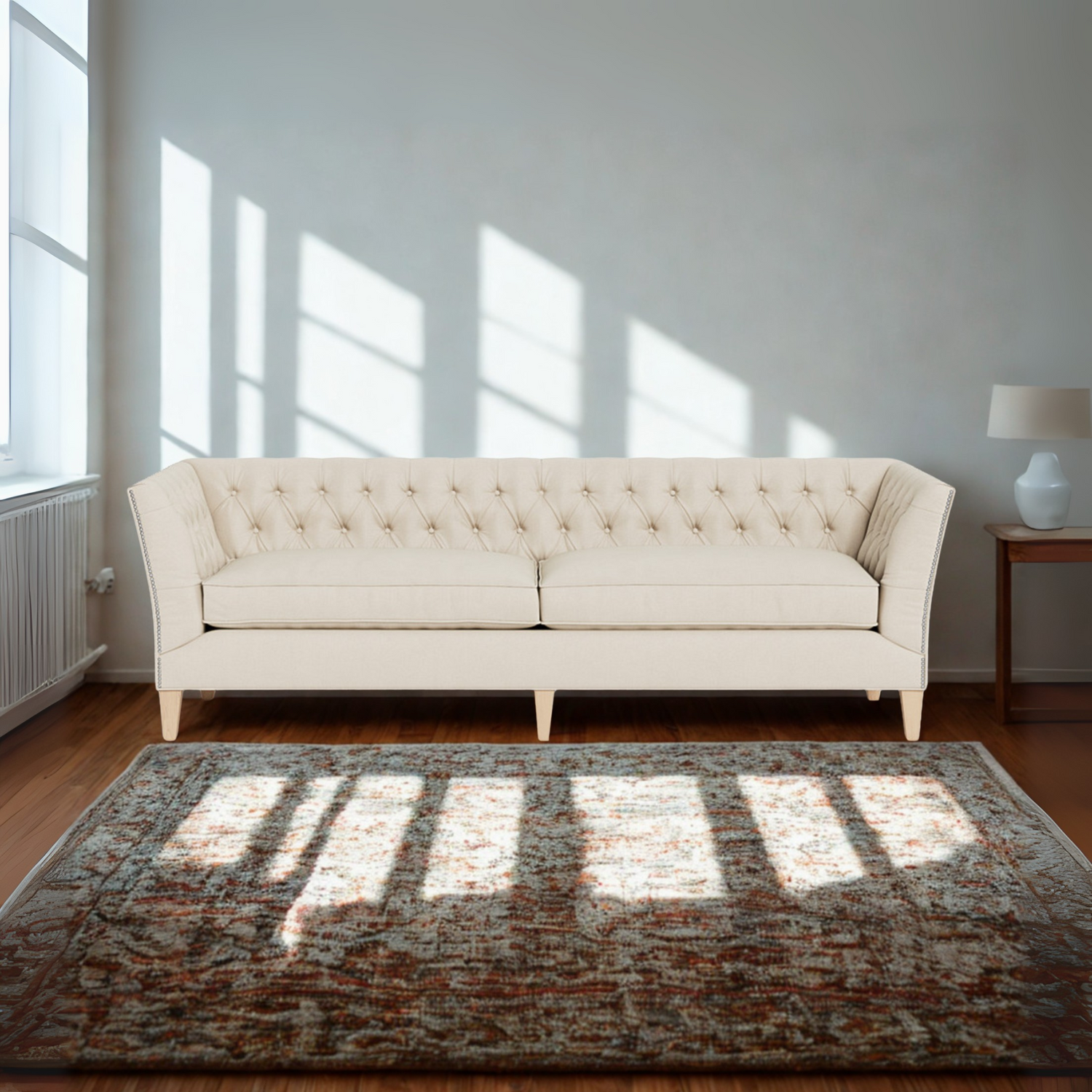 Ducan Tuffted Sofa-Universal Collection