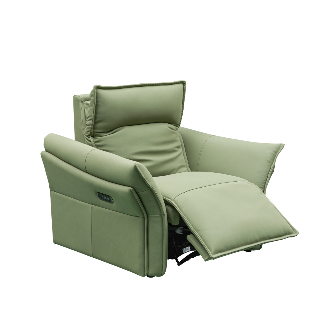 Klaussner Victoria Green Power Recliner
