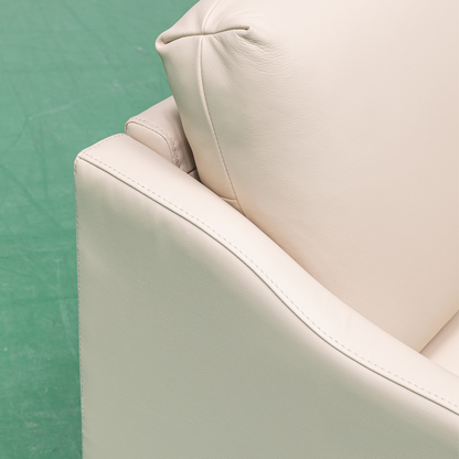 Merax L-Shape Full Sleeper Sectional Sofa with Storage Reversible Chaise in Ivory