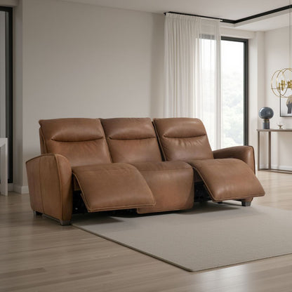 Bernhardt Sorrento 3-Seater Leather Power Motion Sofa-ComfortDesign