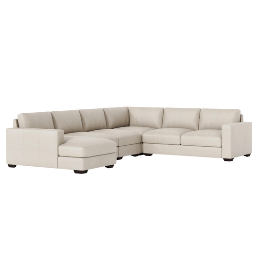 Bernhardt Dawkins 5 Pieces Sectional Sofa with Chaise