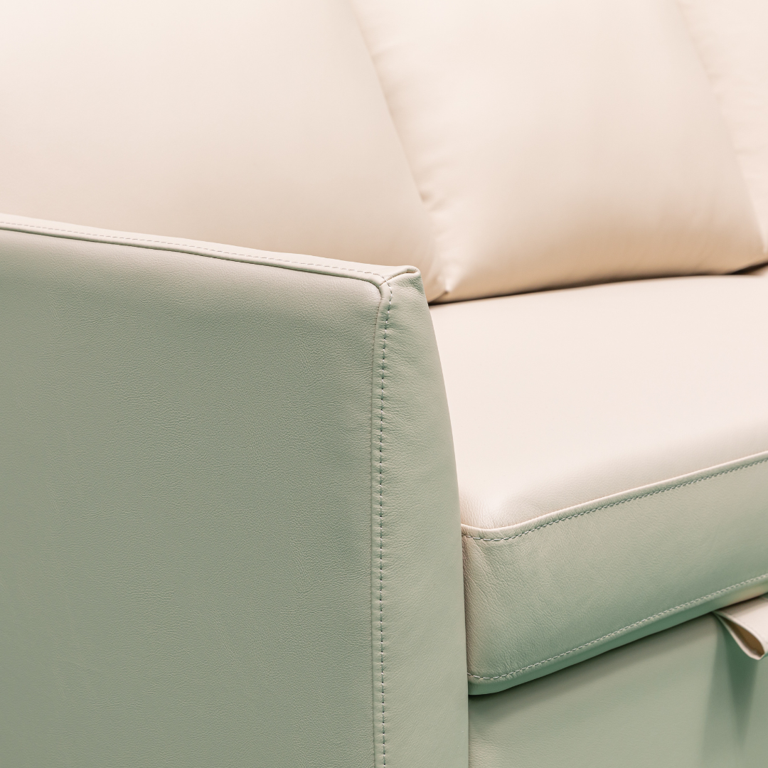 Merax L-Shape Full Sleeper Sectional Sofa with Storage Reversible Chaise in Ivory