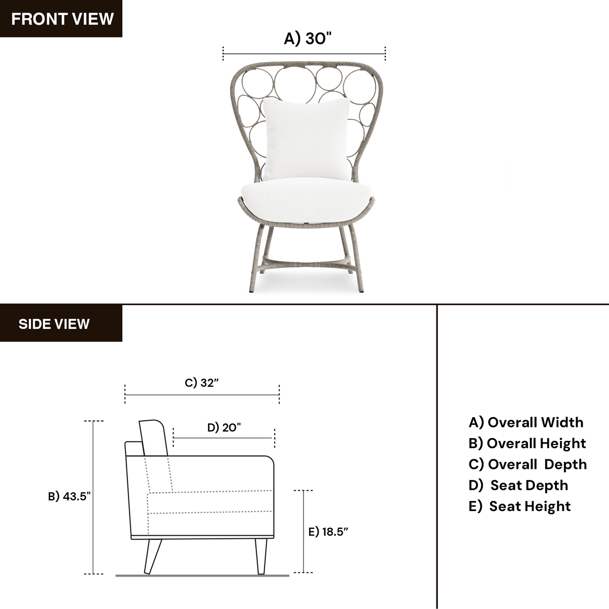 Bernhardt Avea Outdoor Chair with Plush Cushion-comfortfurnituredesign