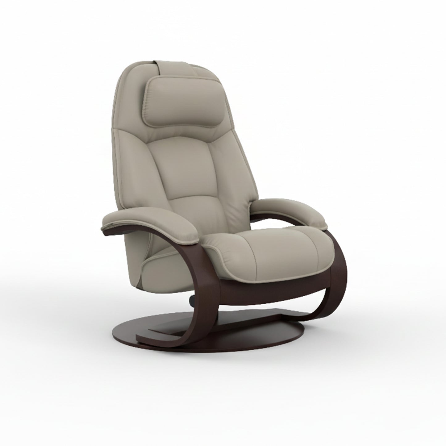 Fjords Admiral C Swivel Recliner Chair with Foot Stool