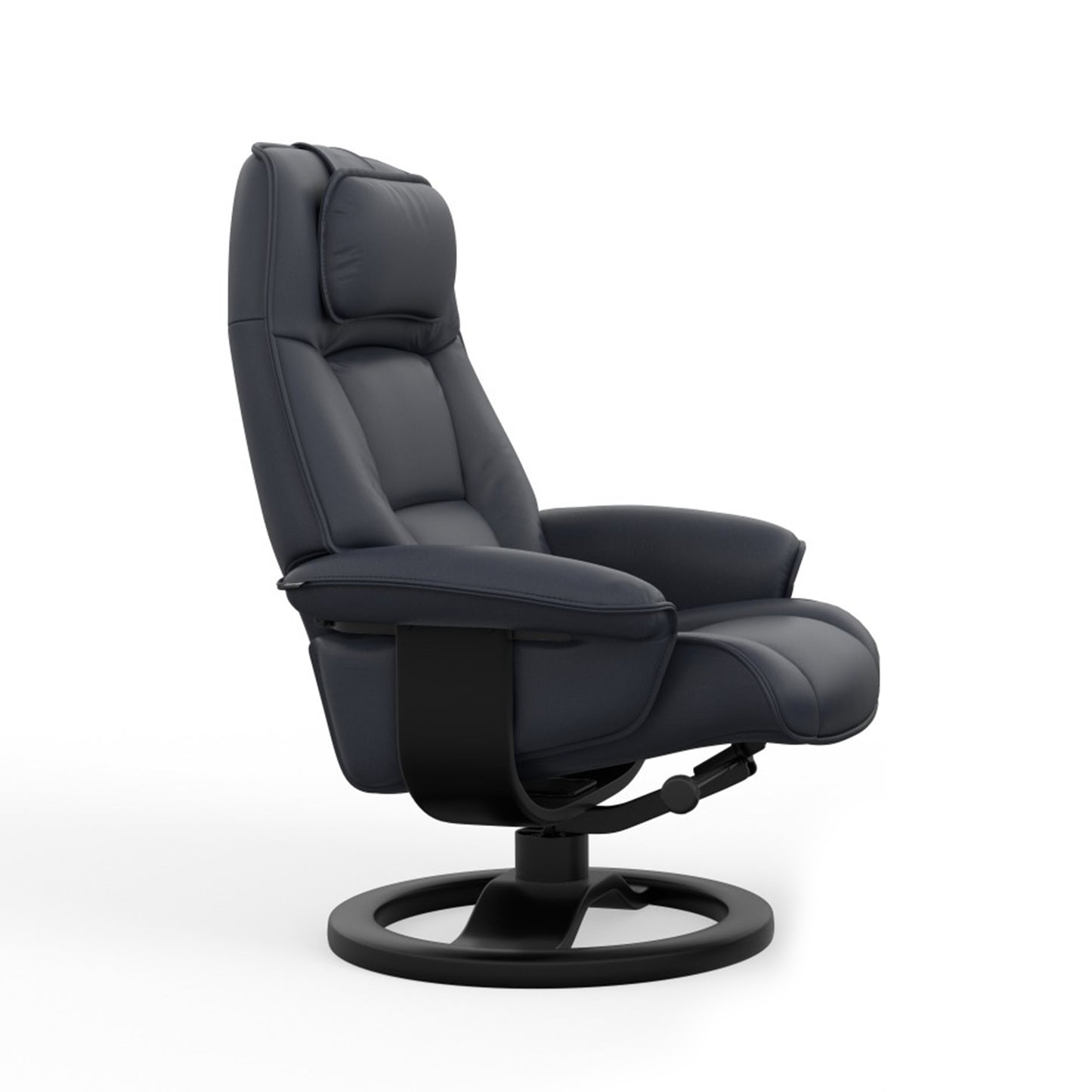 Fjords Admiral R Swivel Recliner Chair with Foot Stool