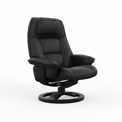 Fjords Admiral R Swivel Recliner Chair with Foot Stool