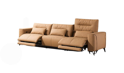 Klaussner Alessandro 3 Seater Leather Power Recliner Sofa-Comfortfurniture