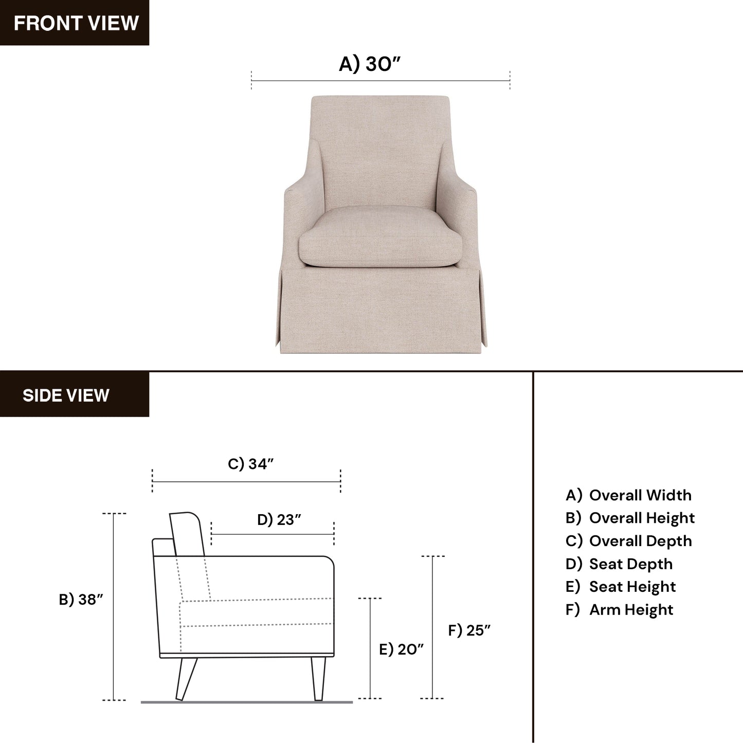 Universal Anniston Swivel Chair