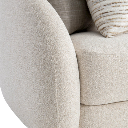 Bernhardt Living Austen Beige Tan Fabric 3-Seater Sofa