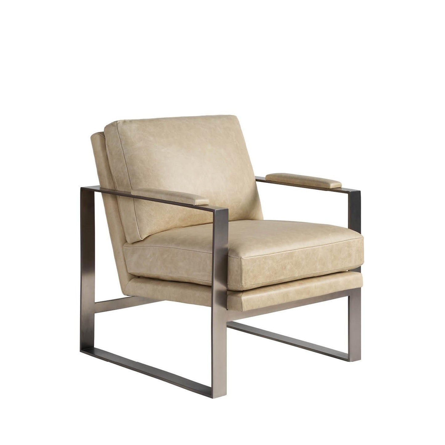 Universal Leather Light Brown Avaline Corbin Accent Chair