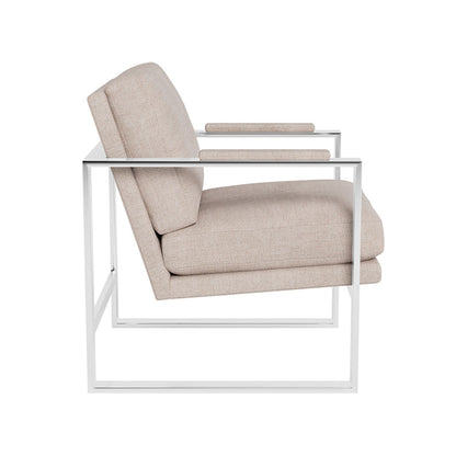 Universal Leather Light Brown Avaline Corbin Accent Chair