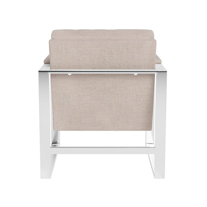 Universal Leather Light Brown Avaline Corbin Accent Chair