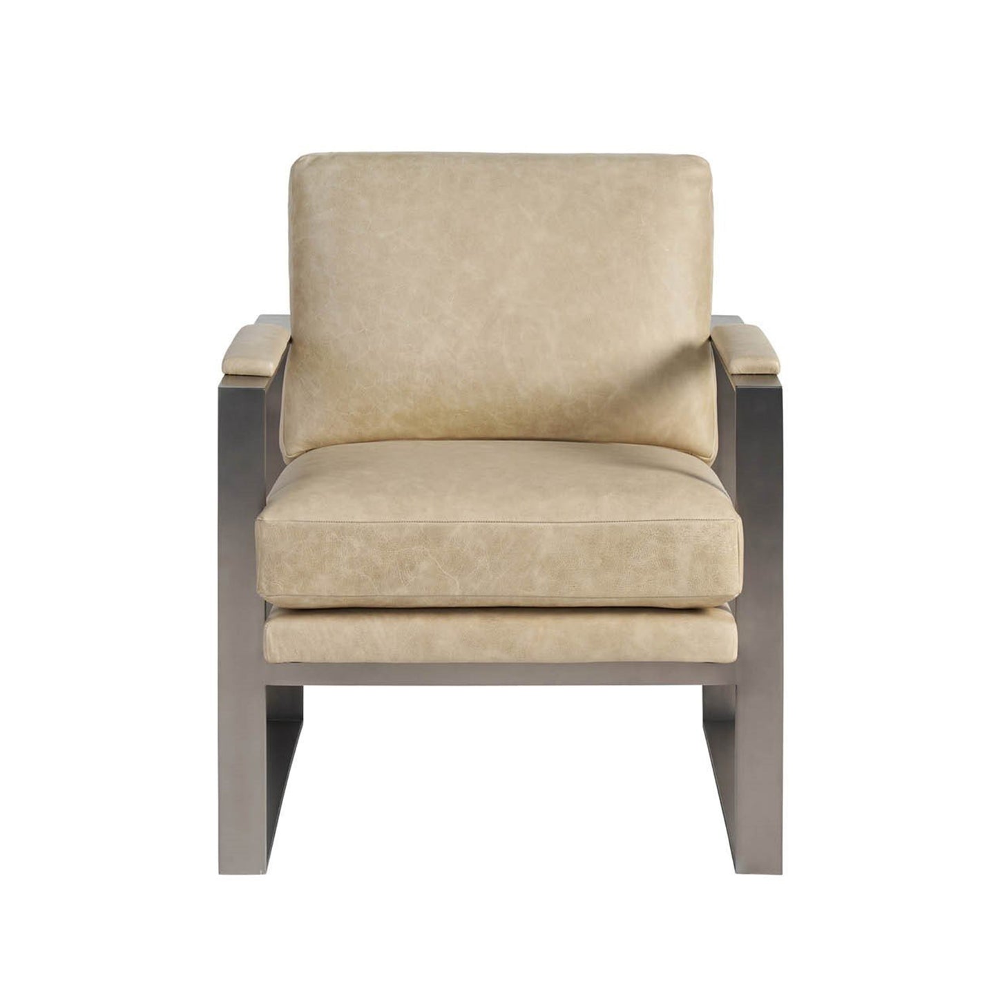 Universal Leather Light Brown Avaline Corbin Accent Chair