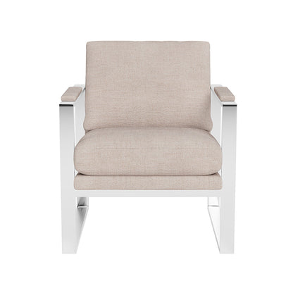 Universal Leather Light Brown Avaline Corbin Accent Chair