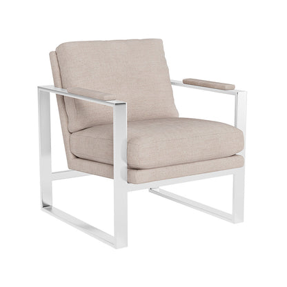 Universal Leather Light Brown Avaline Corbin Accent Chair