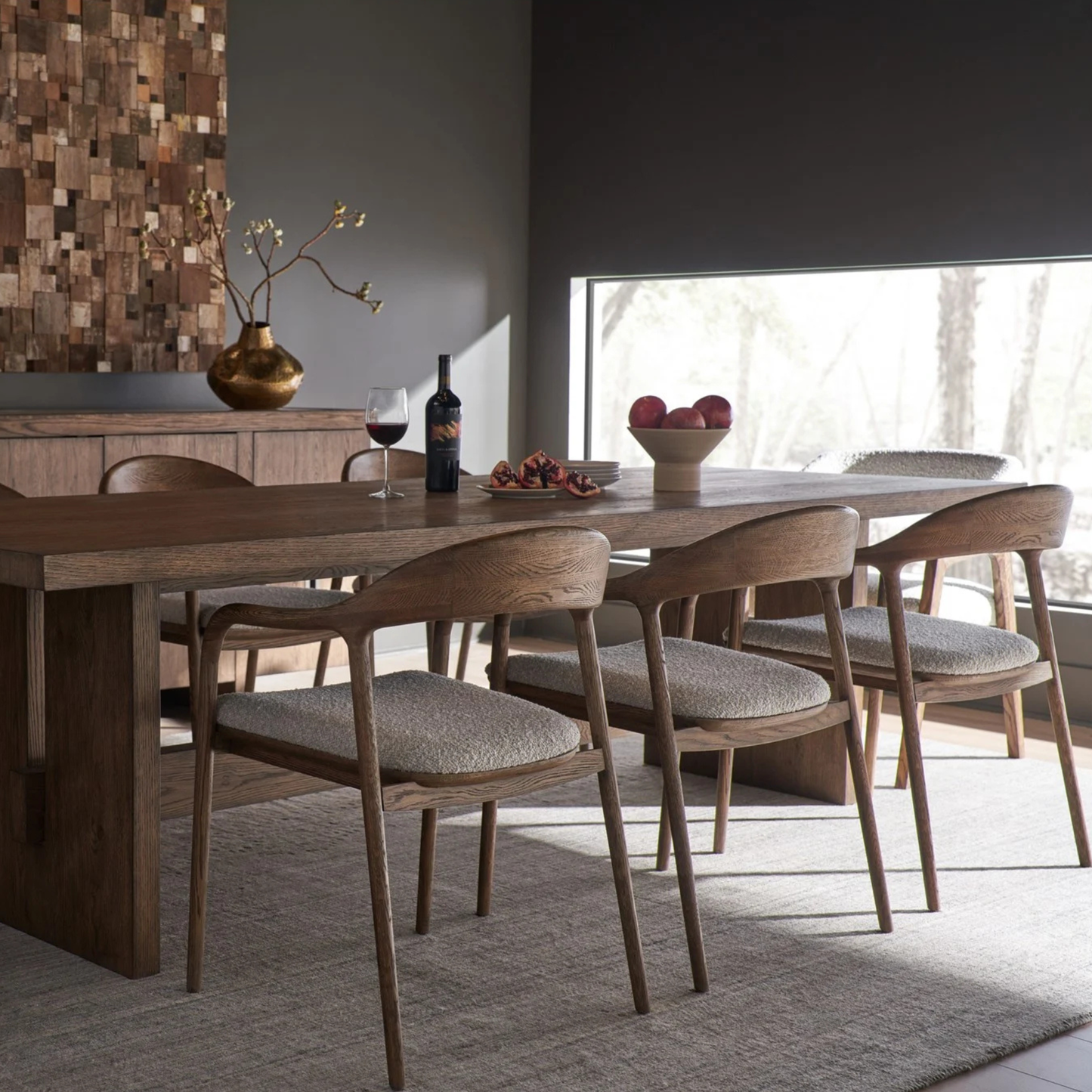 Universal Furniture Barrel Back Upholstered Dining Chair-Comfort Design Furniture