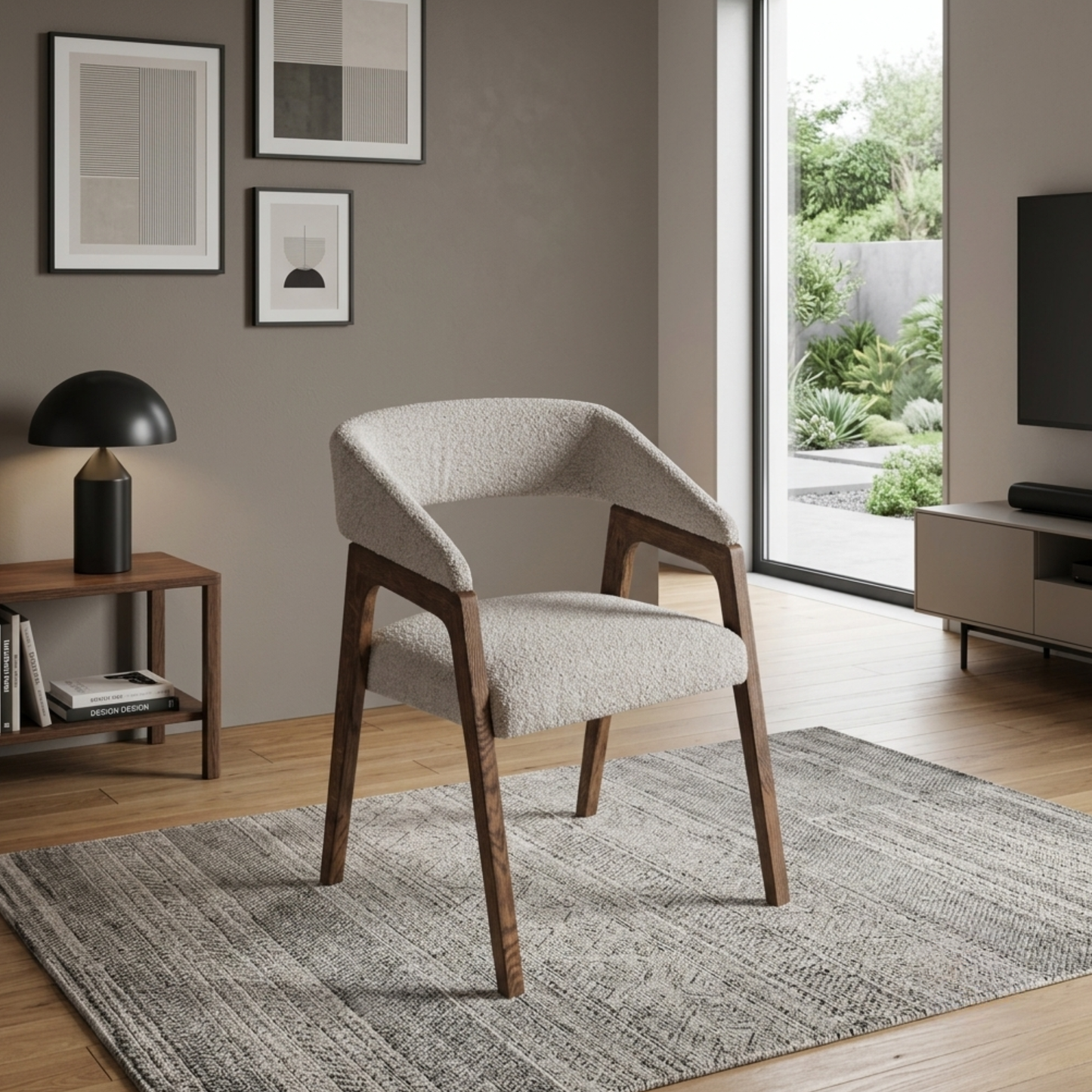 Universal Furniture Barrel Back Upholstered Dining Chair-Comfort Design Furniture