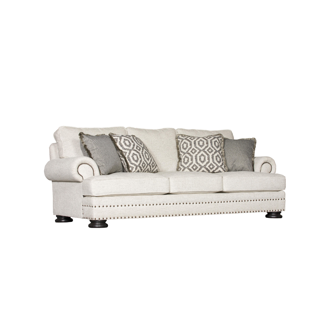 Bernhardt 3 Seater Foster Sofa With Rolled Arms