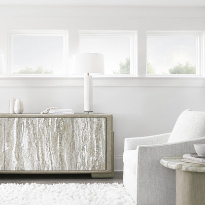 Bernhardt Astoria Fabric Swivel Chair