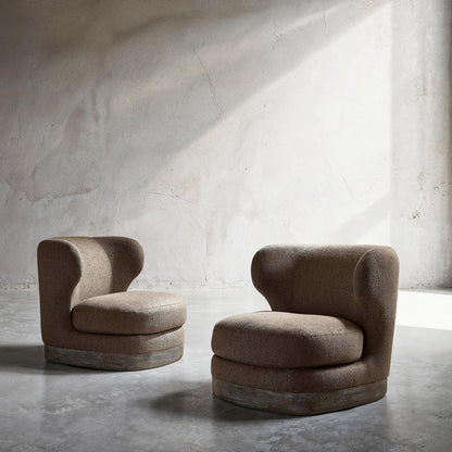 Bernhardt Beck Fabric Swivel Chair