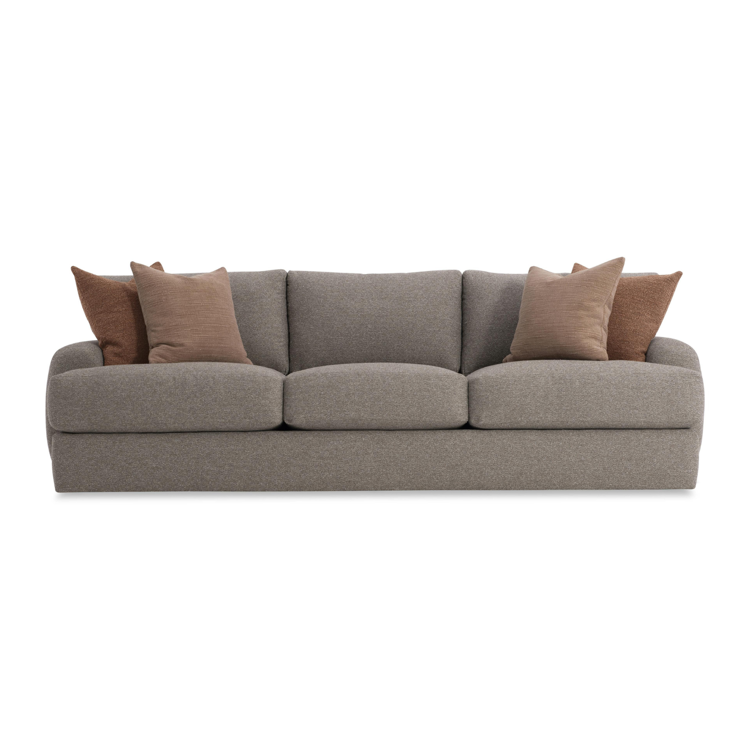 Bernhardt Cameron Fabric Sofa With Oversized Roll Arms