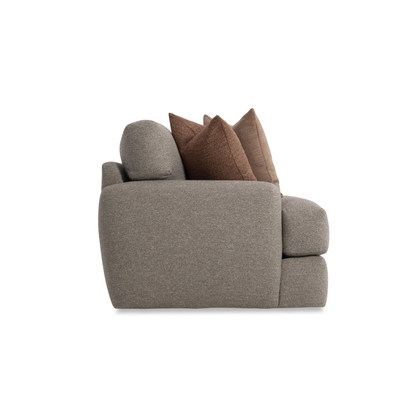 Bernhardt Cameron Fabric Sofa With Oversized Roll Arms