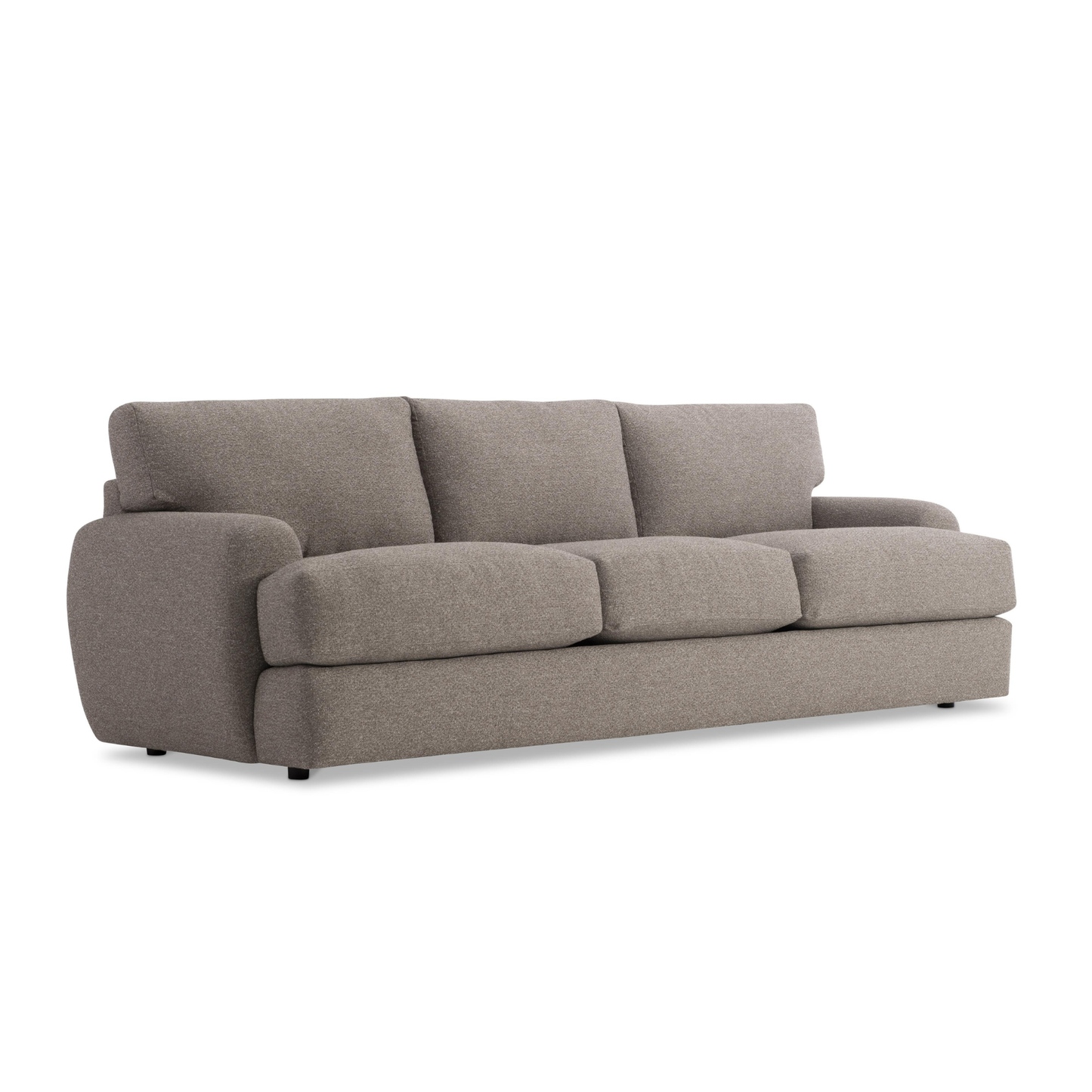 Bernhardt Cameron Fabric Sofa With Oversized Roll Arms