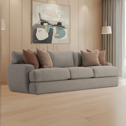 Bernhardt Cameron Fabric Sofa With Oversized Roll Arms