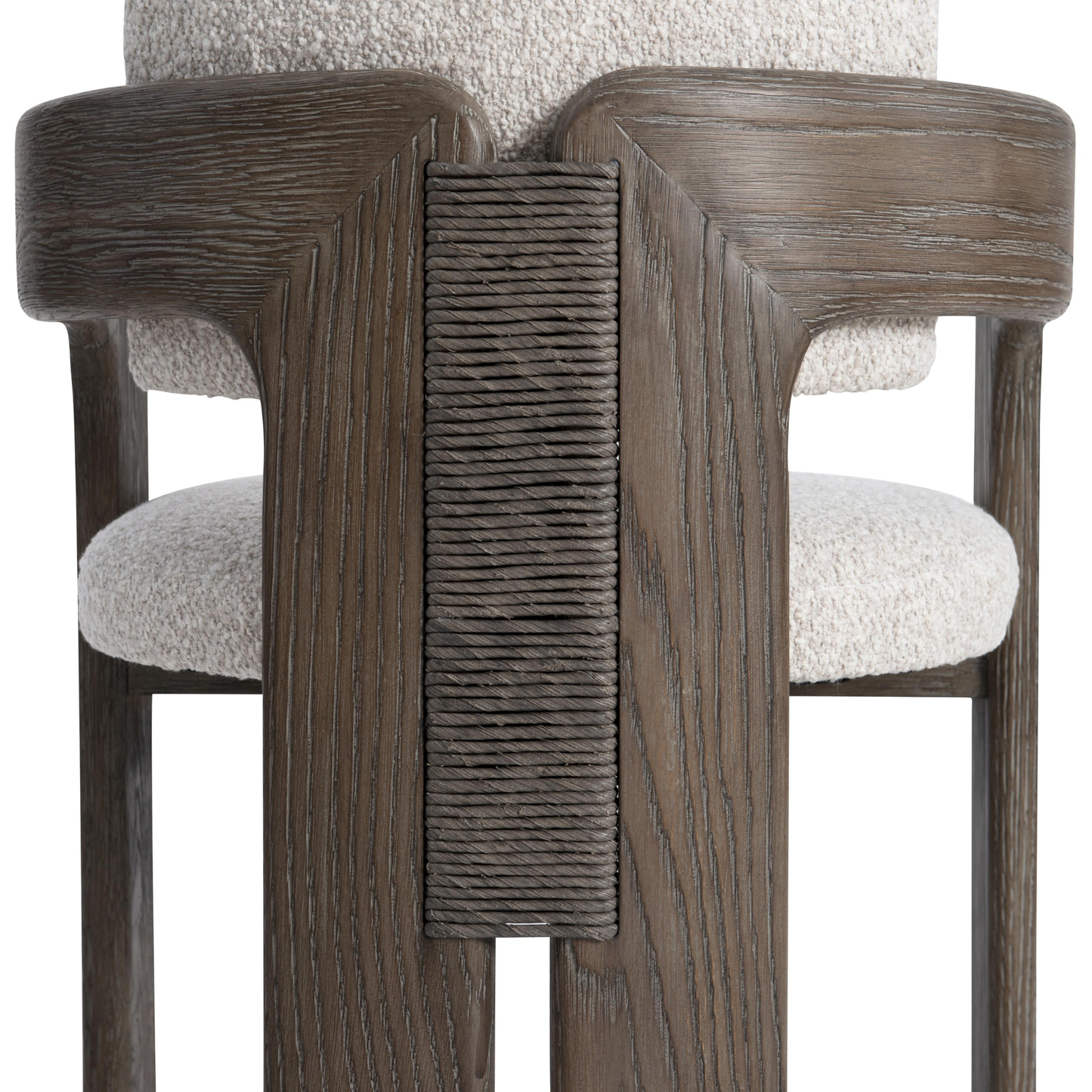 Bernhardt Casa Paros Fabric Upholstered Arm Chair with Curved Back